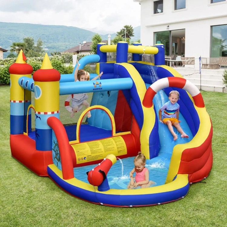 Dmuchany plac zabaw 6w1 dla dzieci 360 x 290 x 200 cm