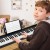 Pianino elektroniczne z pełnowymiarową klawiaturą