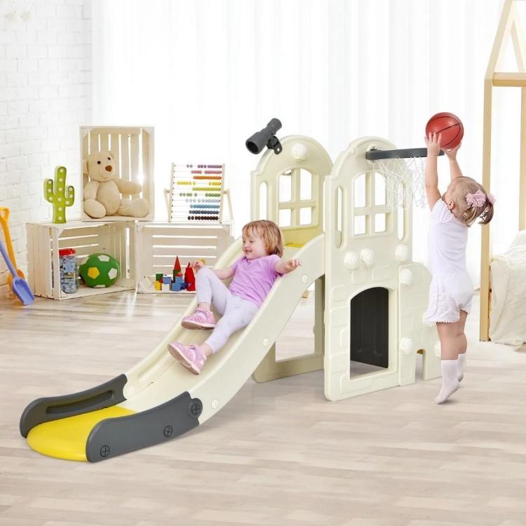 Plac zabaw z dużą zjeżdżalnią 6w1 189,5 x 83 x 98 cm