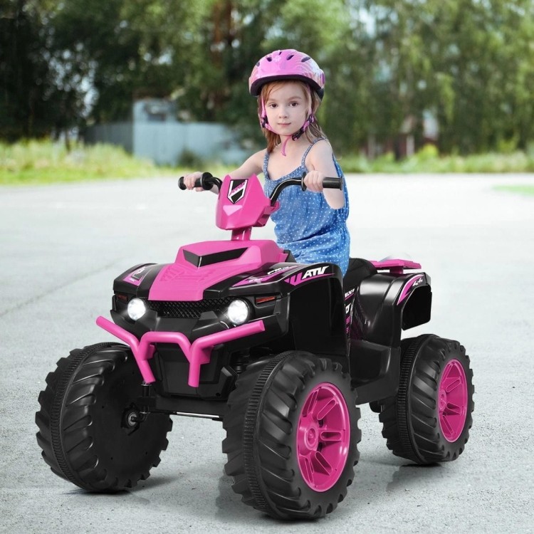 Elektryczny quad ATV dla dzieci z akumulatorem i światłami LED