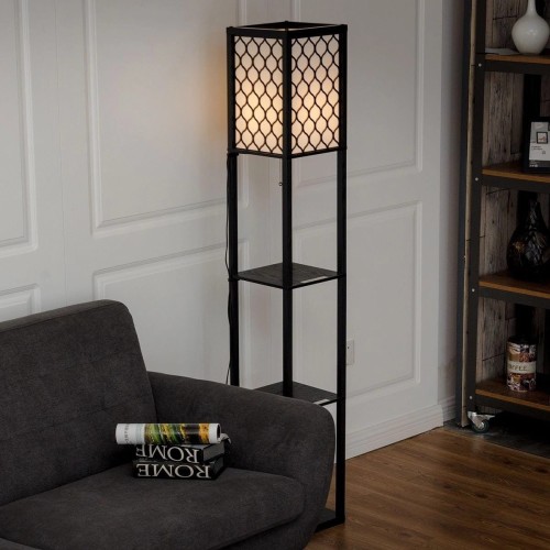 Nowoczesna lampa z regałem 160 cm