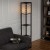 Nowoczesna lampa z regałem 160 cm