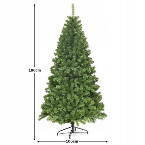 Sztuczna choinka jodła ze stojakiem 180cm