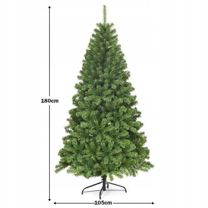 Sztuczna choinka jodła ze stojakiem 180cm