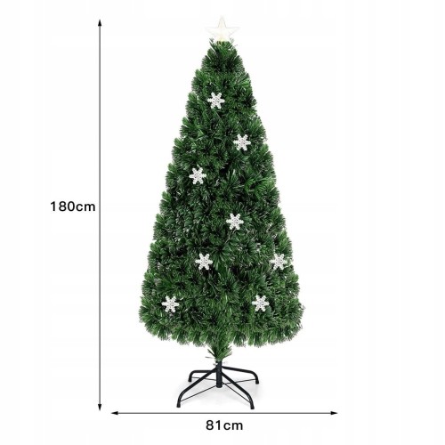Sztuczna choinka z lampkami LED 180cm