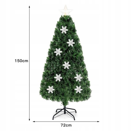 Sztuczna choinka z lampkami LED 150cm