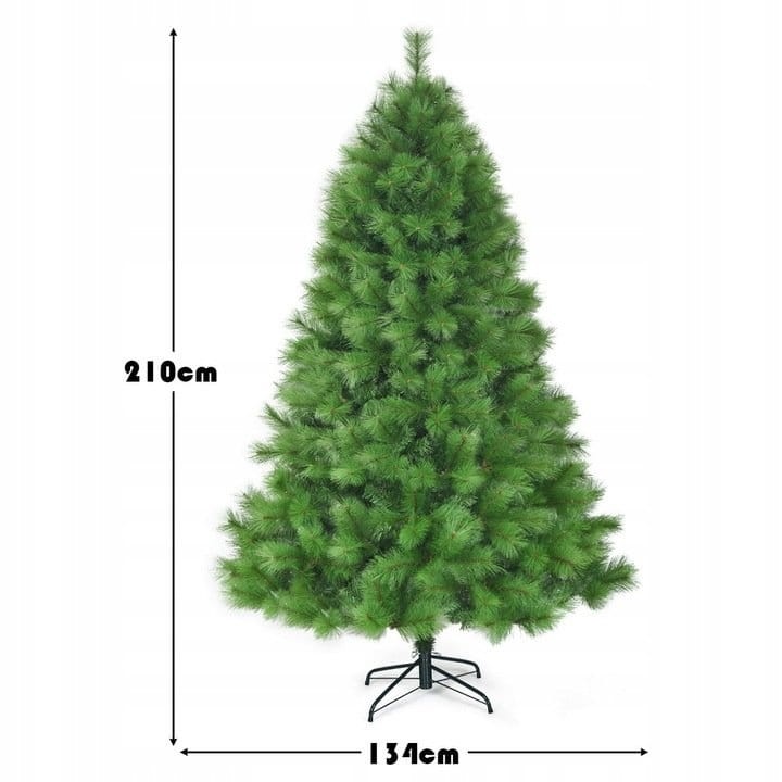 Sztuczna choinka świerk ze stojakiem 210cm